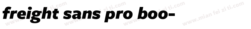 freight sans pro boo字体转换